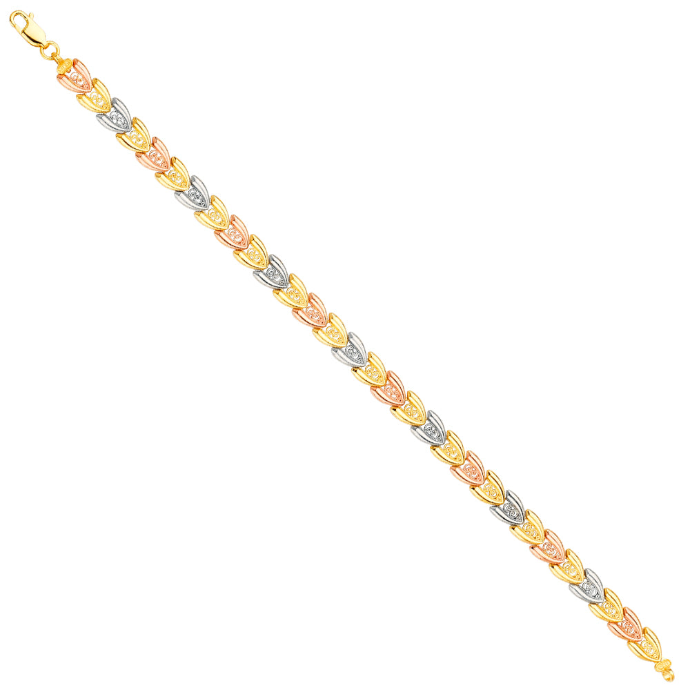 Assorted Bracelets - 14K GOLD - AB727