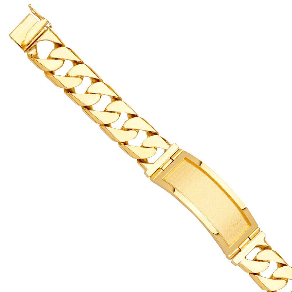 Men’s ID Bracelets - 14K GOLD - AB730
