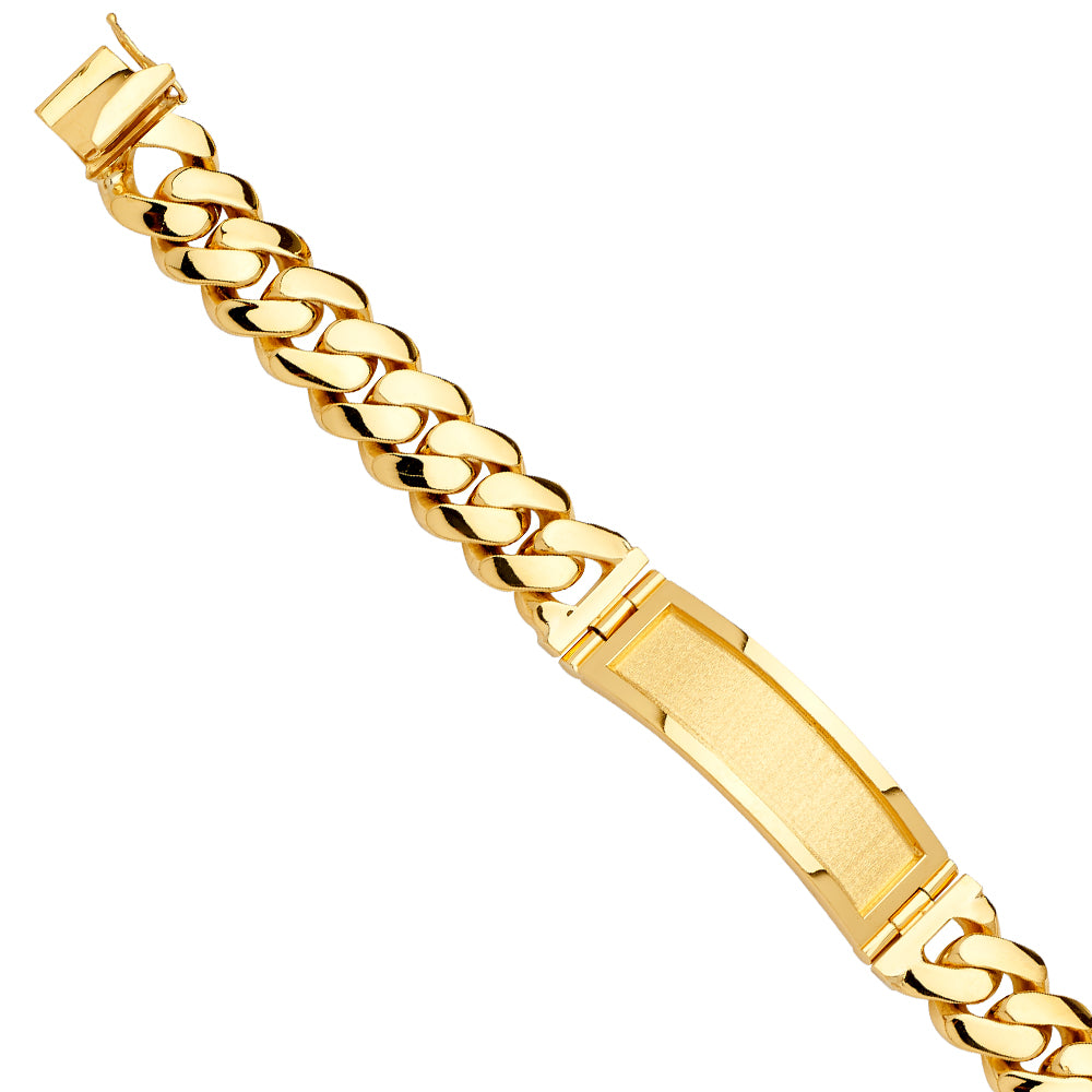 Men’s ID Bracelets - 14K GOLD - AB731