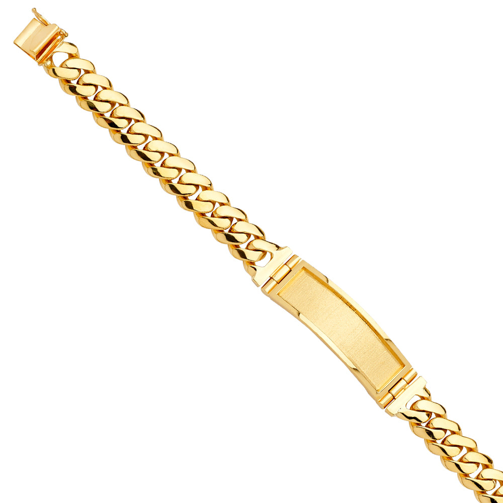 Men’s ID Bracelets - 14K GOLD - AB733