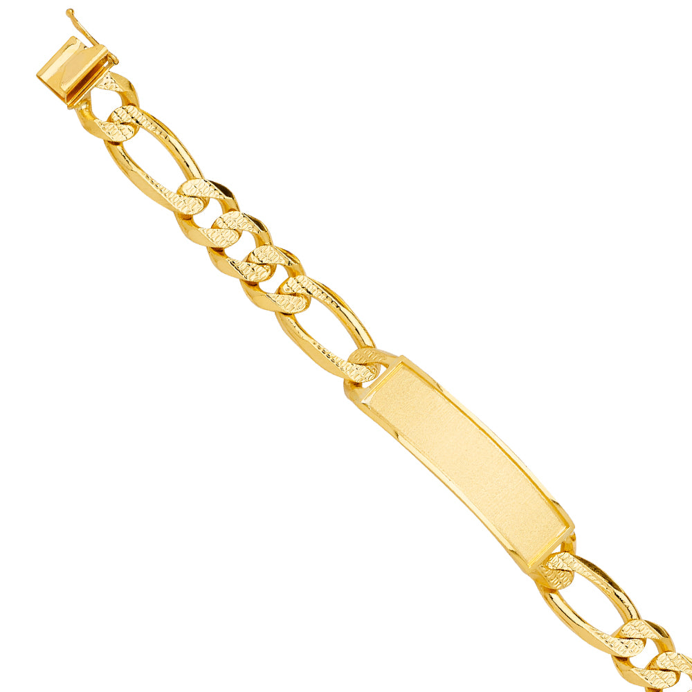 Men’s ID Bracelets - 14K GOLD - AB741
