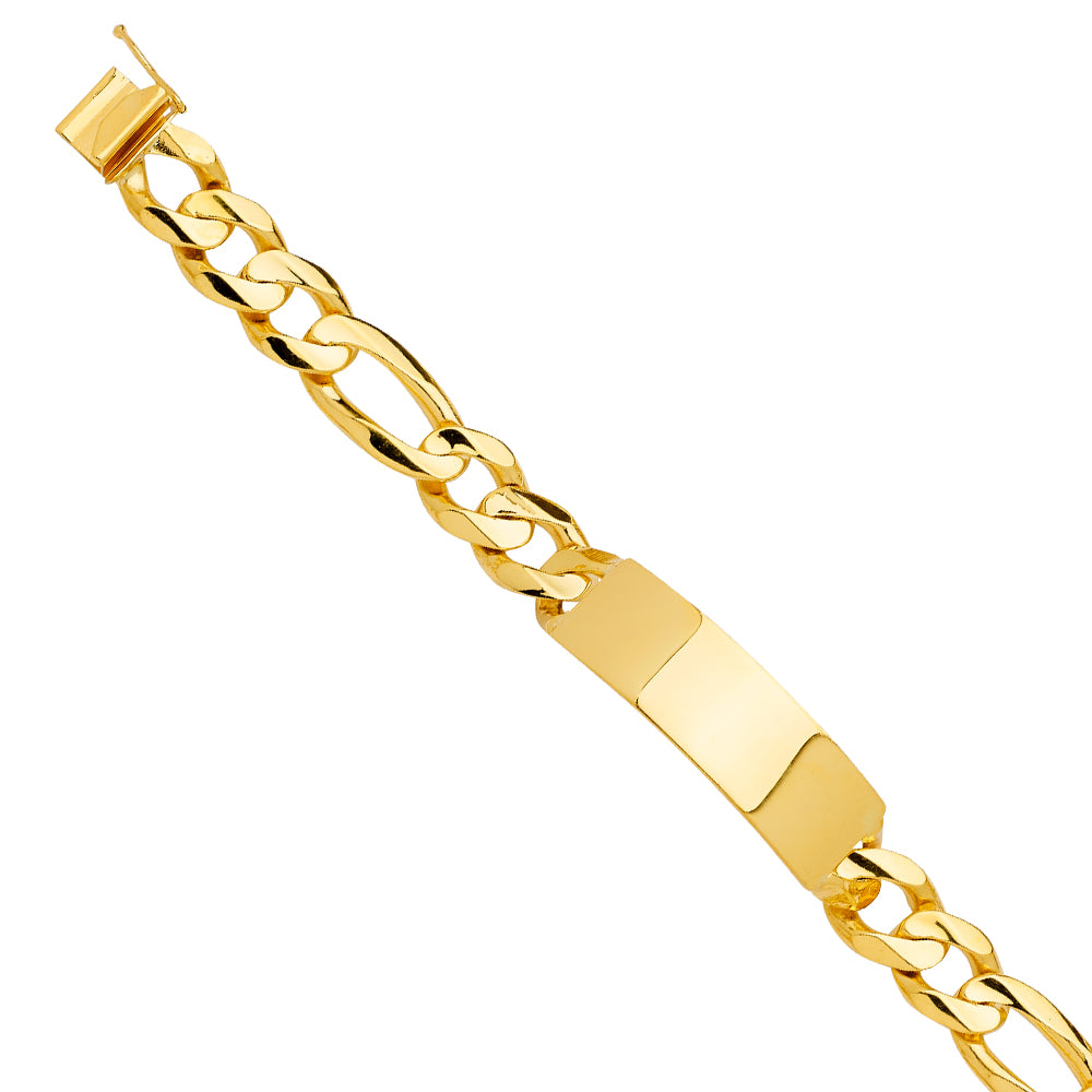 Men’s ID Bracelets - 14K GOLD - AB742