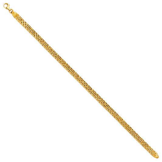 Stampato & Charm Bracelets - 14K GOLD - AB752