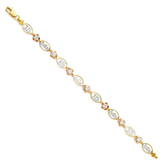15 Años Bracelets - 14K GOLD - AB158