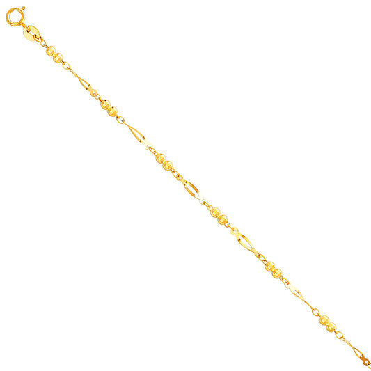 Fancy Bracelets & Anklets - 14K GOLD - AB194