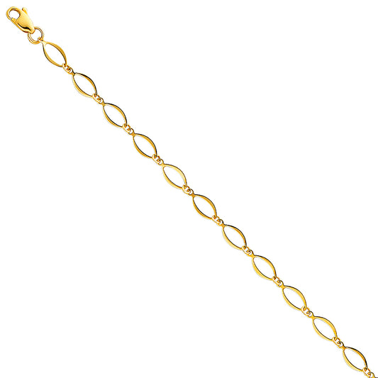 Fancy Bracelets - 14K GOLD - AB195