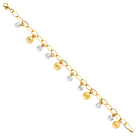 15 Años & Charm Bracelets - 14K GOLD - AB22