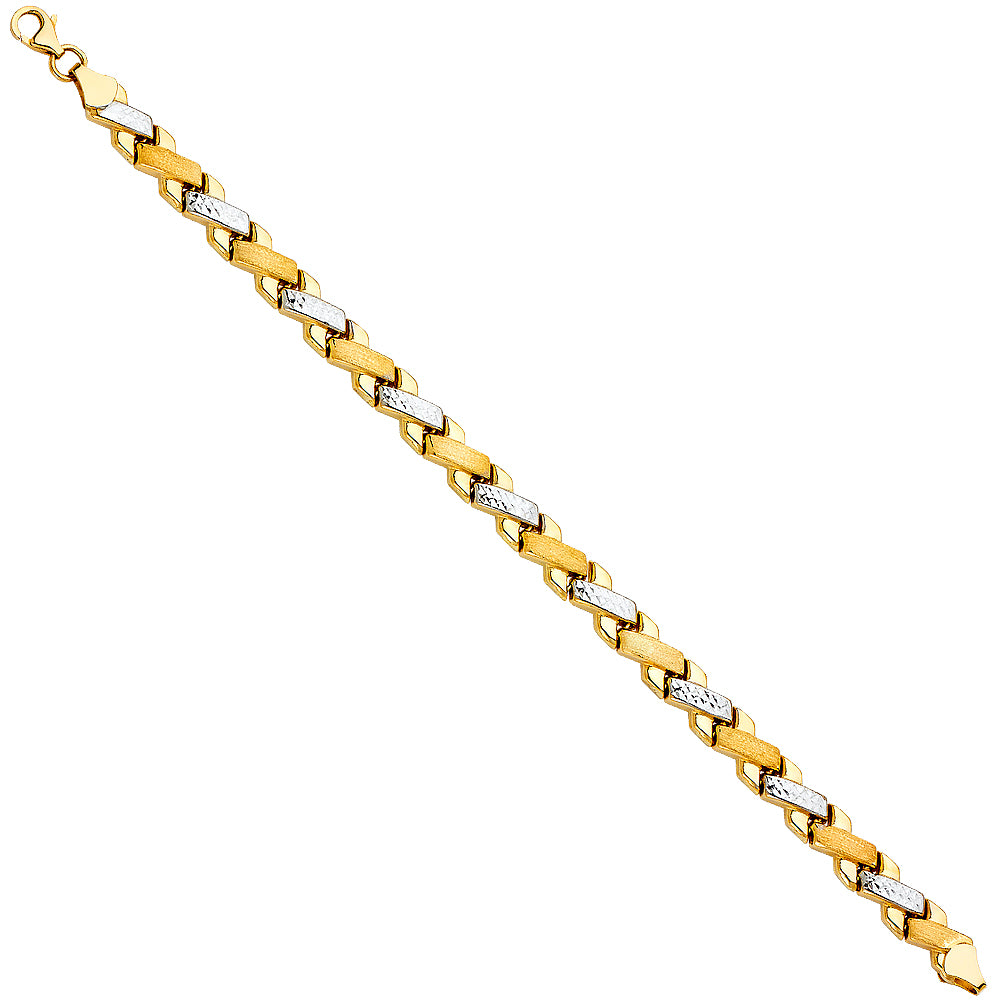 Stampato & Charm Bracelets - 14K GOLD - AB264