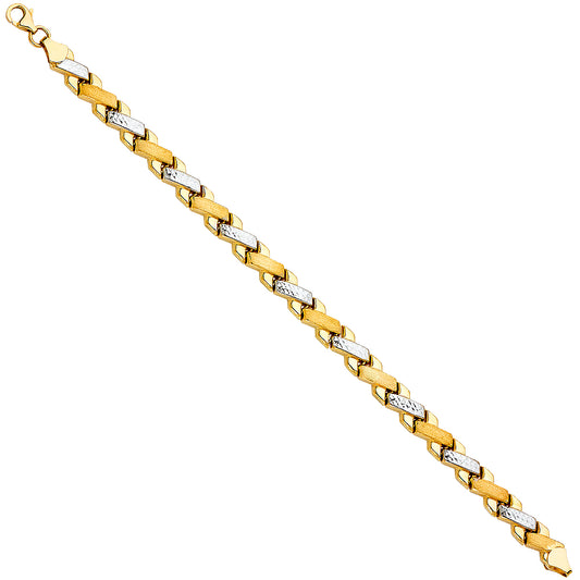 Stampato & Charm Bracelets - 14K GOLD - AB264
