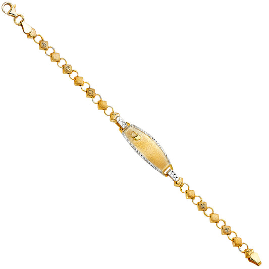 Stampato ID Bracelets - 14K GOLD - AB271