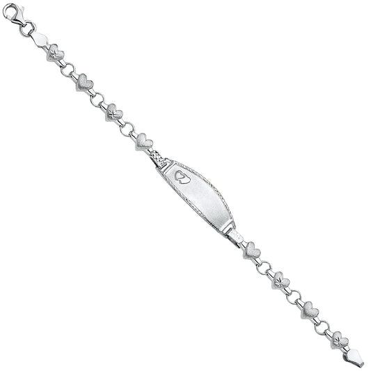 Stampato ID Bracelets - 14K GOLD - AB274