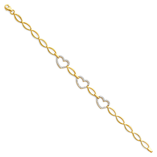 Fancy Bracelets - 14K GOLD - AB296