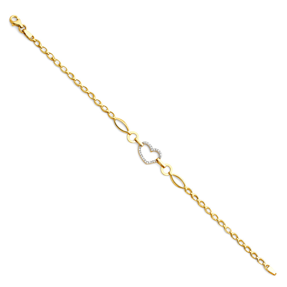 Fancy Bracelets - 14K GOLD - AB298