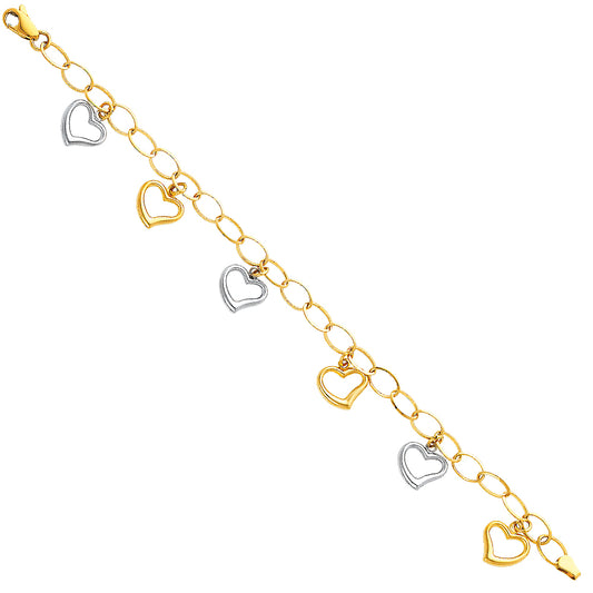 15 Años & Charm Bracelets - 14K GOLD - AB32