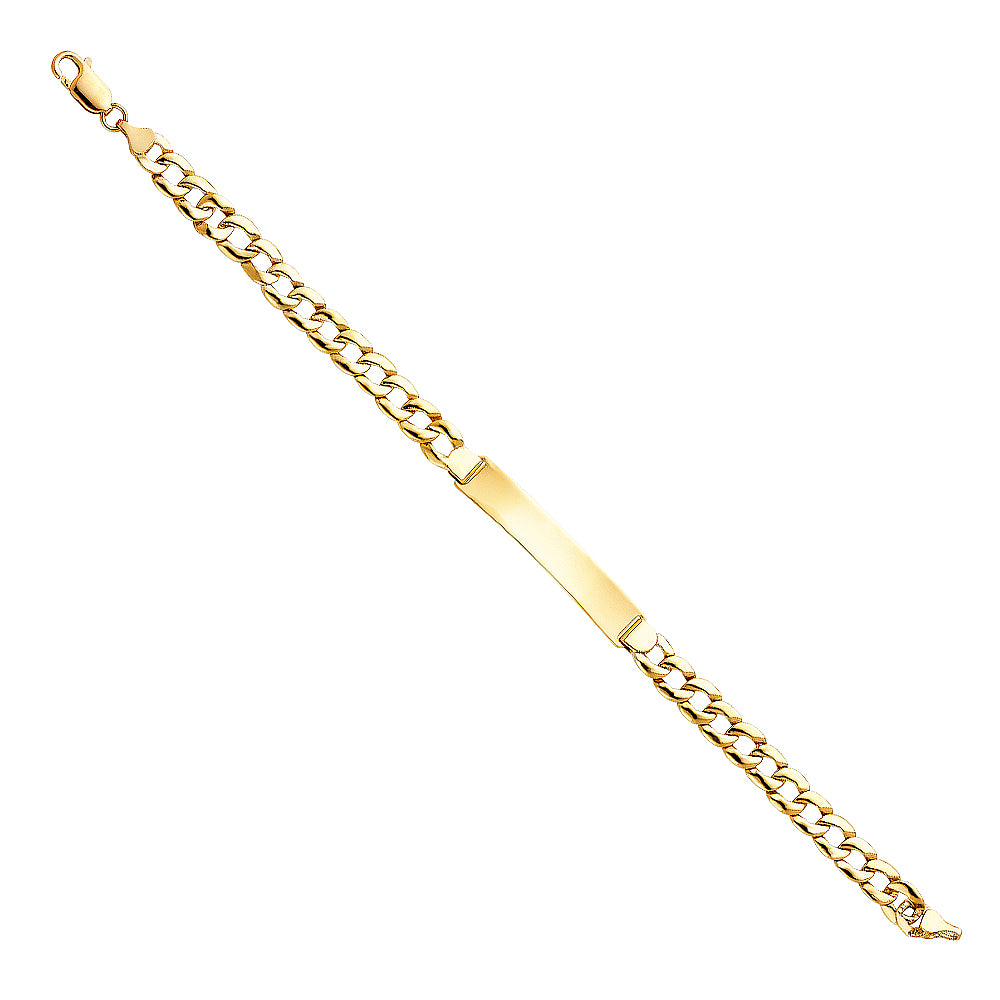 Men’s ID Bracelets - 14K GOLD - AB363