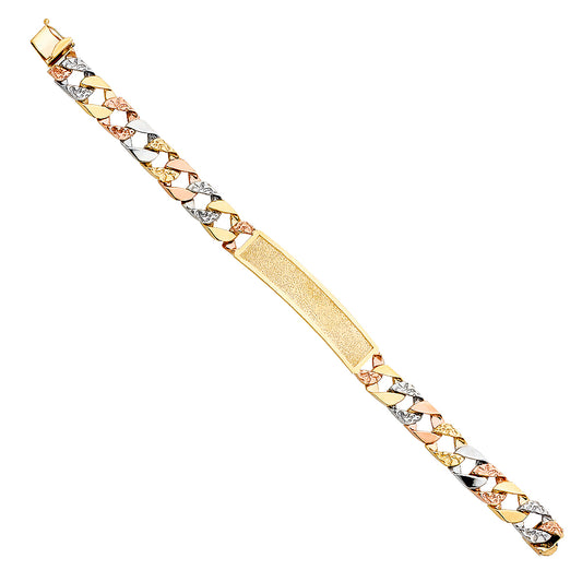 Men’s ID Bracelets - 14K GOLD - AB365