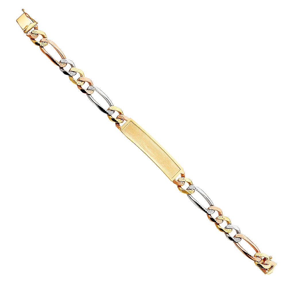 Men’s ID Bracelets - 14K GOLD - AB368