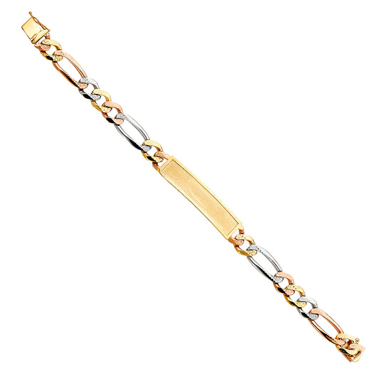 Men’s ID Bracelets - 14K GOLD - AB368