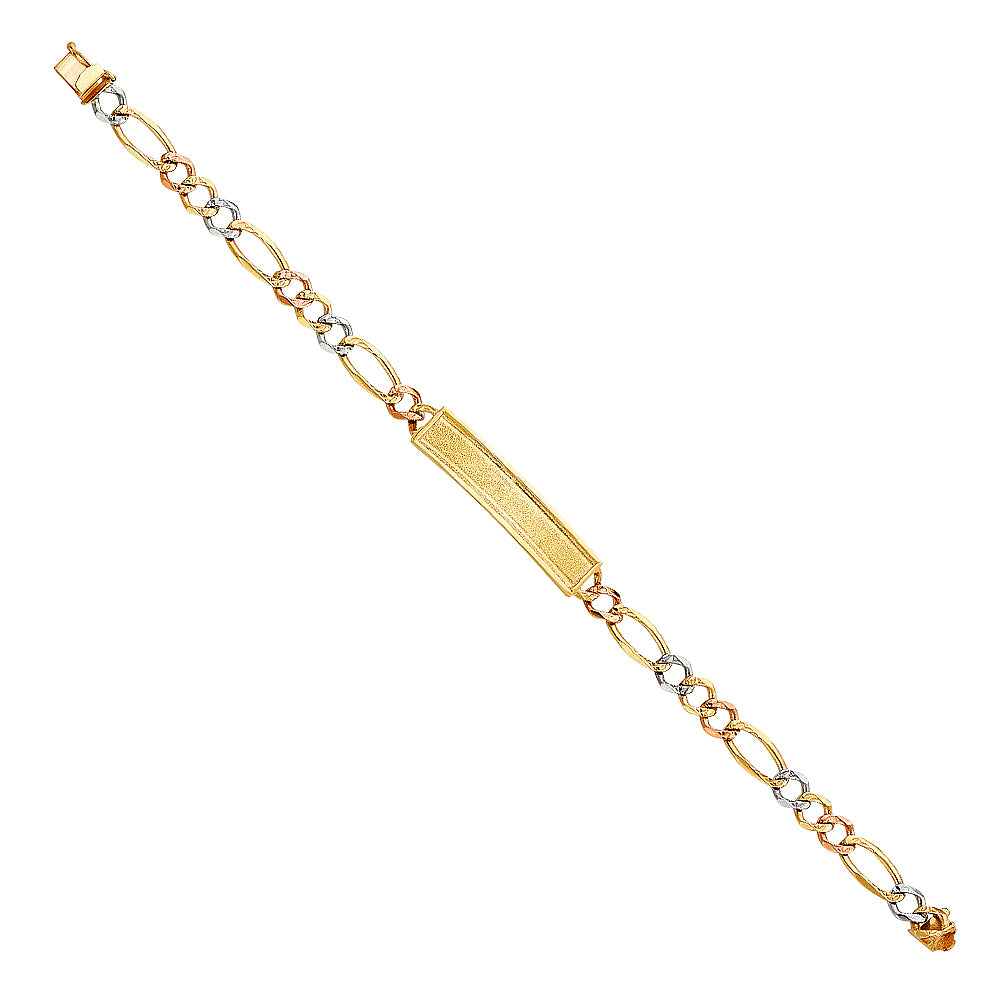 Men’s ID Bracelets - 14K GOLD - AB370