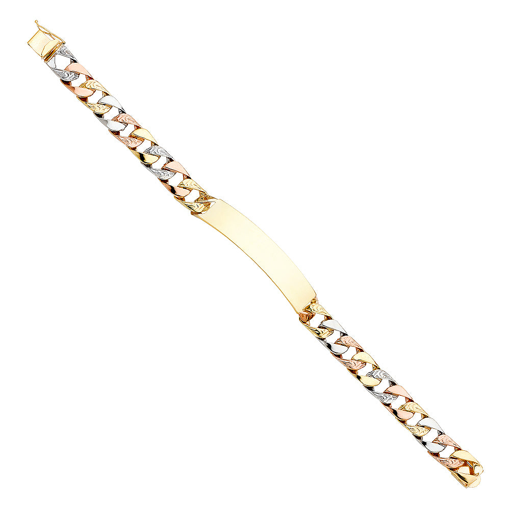 Men’s ID Bracelets - 14K GOLD - AB372