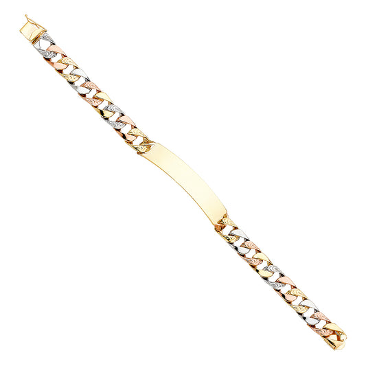 Men’s ID Bracelets - 14K GOLD - AB372