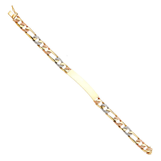 Men’s ID Bracelets - 14K GOLD - AB373