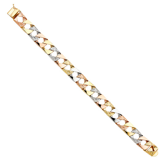 Men’s ID Bracelets - 14K GOLD - AB374
