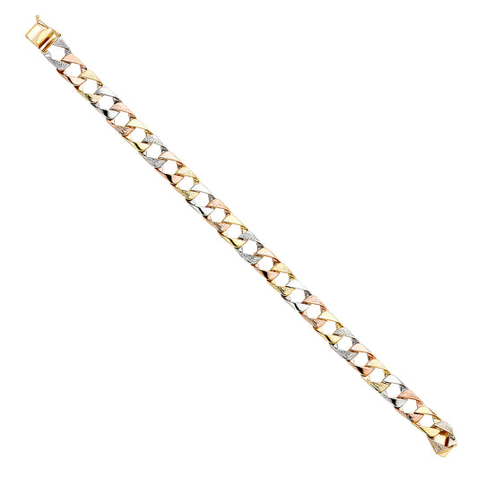 Men’s ID Bracelets - 14K GOLD - AB375