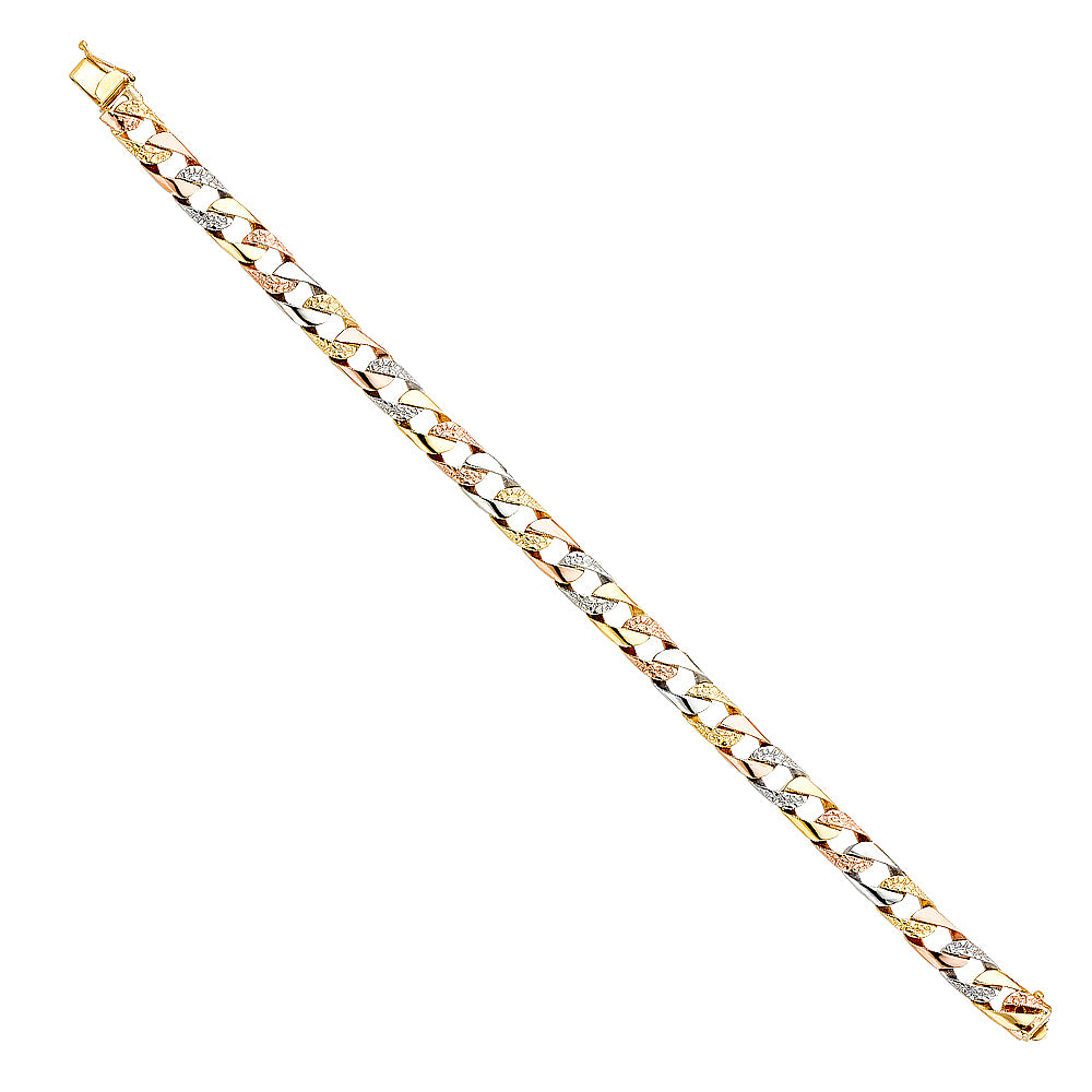 Men’s ID Bracelets - 14K GOLD - AB376