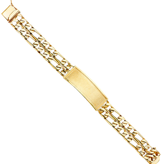 Men’s ID Bracelets - 14K GOLD - AB383