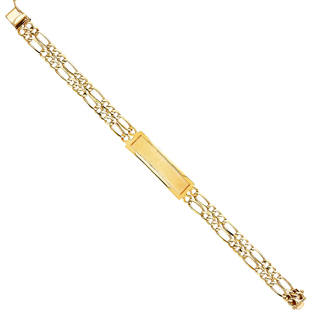 Men’s ID Bracelets - 14K GOLD - AB385