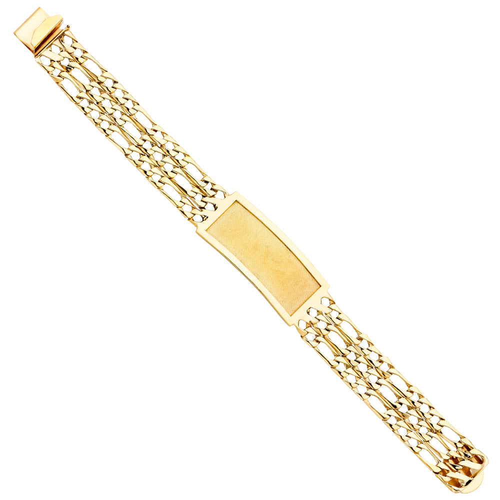 Men’s ID Bracelets - 14K GOLD - AB390