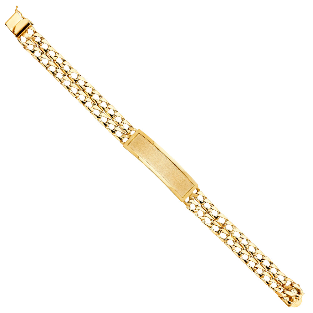 Men’s ID Bracelets - 14K GOLD - AB393