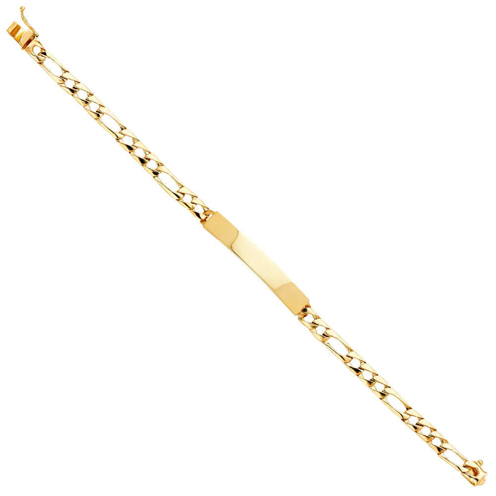 Men’s ID Bracelets - 14K GOLD - AB396