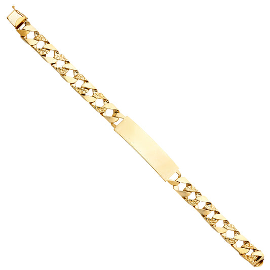 Men’s ID Bracelets - 14K GOLD - AB415