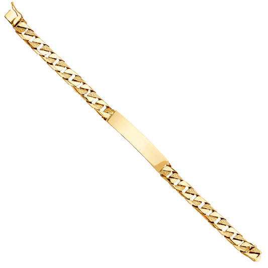 Men’s ID Bracelets - 14K GOLD - AB416