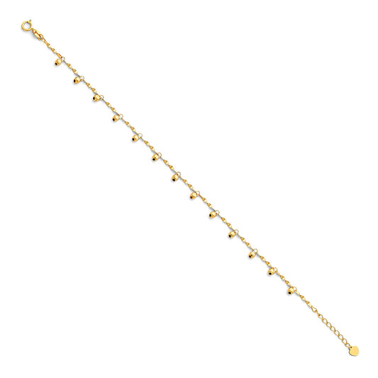 Fancy Bracelets & Anklets - 14K GOLD - AB42