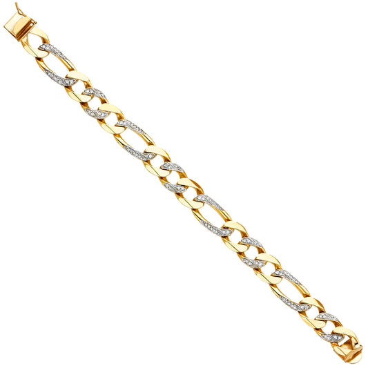 Men’s ID Bracelets - 14K GOLD - AB421