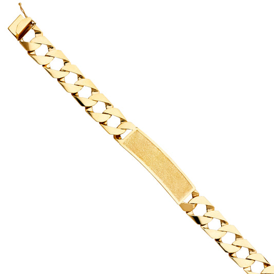 Men’s ID Bracelets - 14K GOLD - AB425