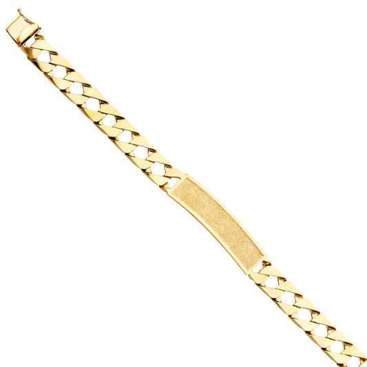 Men’s ID Bracelets - 14K GOLD - AB426