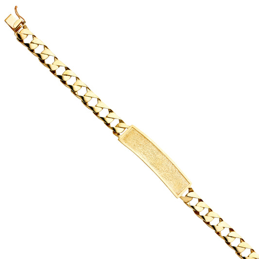 Men’s ID Bracelets - 14K GOLD - AB428