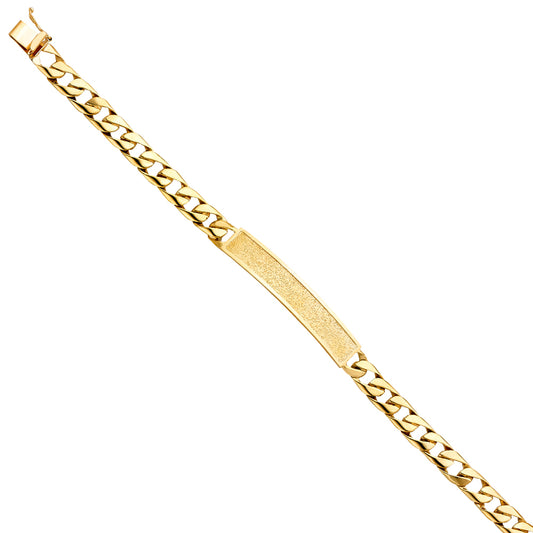 Men’s ID Bracelets - 14K GOLD - AB429
