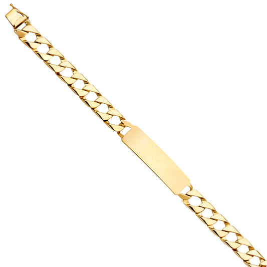 Men’s ID Bracelets - 14K GOLD - AB431