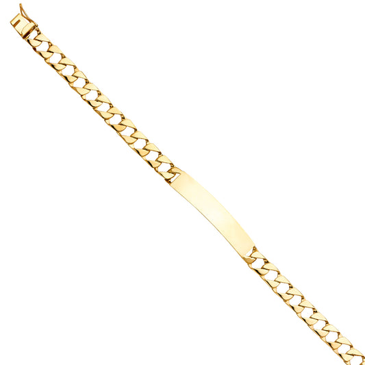 Men’s ID Bracelets - 14K GOLD - AB434