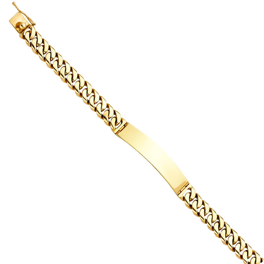Men’s ID Bracelets - 14K GOLD - AB435