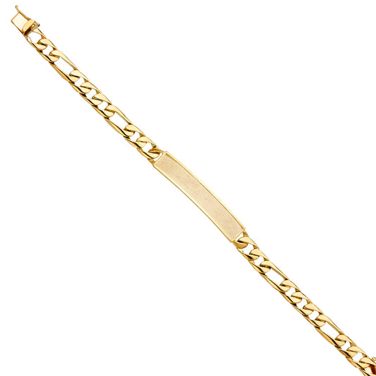 Men’s ID Bracelets - 14K GOLD - AB441