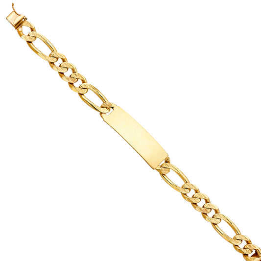 Men’s ID Bracelets - 14K GOLD - AB442
