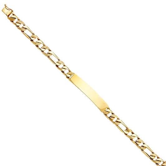 Men’s ID Bracelets - 14K GOLD - AB443