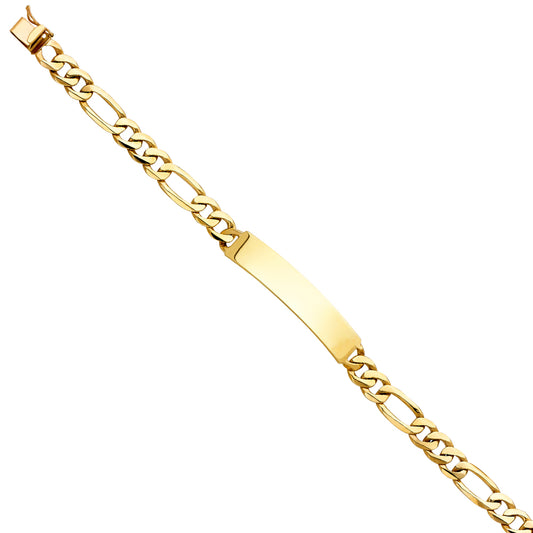 Men’s ID Bracelets - 14K GOLD - AB444