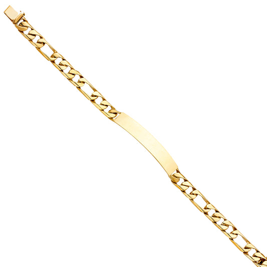 Men’s ID Bracelets - 14K GOLD - AB445